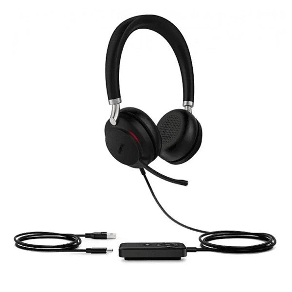 Гарнитура YEALINK UH38 Dual UC-BAT Дуо, гибридная, USB/Bluetooth, HD звук, шумоподавление, LED-индикатор
