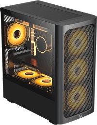 корпус Formula V Line Air Mesh G3 Black, MATX, USB3.0*1, USB2.0*2, REAR 1x120mm (существенное повреждение коробки) - фото 1