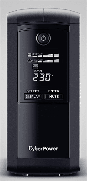 Источник бесперебойного питания Cyberpower VP700ELCD Line-Interactive 700VA/390W USB/RS-232/RJ11/45  (4 EURO) (незначительное повреждение коробки)