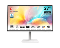 Монитор MSI Modern MD2712PW 27" 16:9 FHD(1920x1080) IPS Flat,1ms(MPRT),1000:1,100M:1,300nit,178/178,HDMI 1.4,USB-C,Speaker,Tilt,Swivel,Height,Pivot,VESA,100Hz,White(white (незначительное повреждение коробки) - фото 7