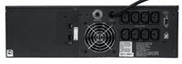 Источник бесперебойного питания Powercom King Pro RM KIN-2200AP, LCD, 2200VA/1760W, Rack mount 3U, 8*IEC320-C13 (8 batt), SNMP Slot, black (1152608) (существенное повреждение коробки) - фото 1