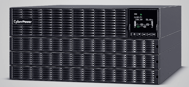 Источник бесперебойного питания CyberPower OLS6KERT5U Online 6000VA/6000W USB/RS-232/Dry/EPO/SNMP/CloudCard/(4 IEC С13, 4 IEC C19, terminal block)/bat.detect./МВ NEW