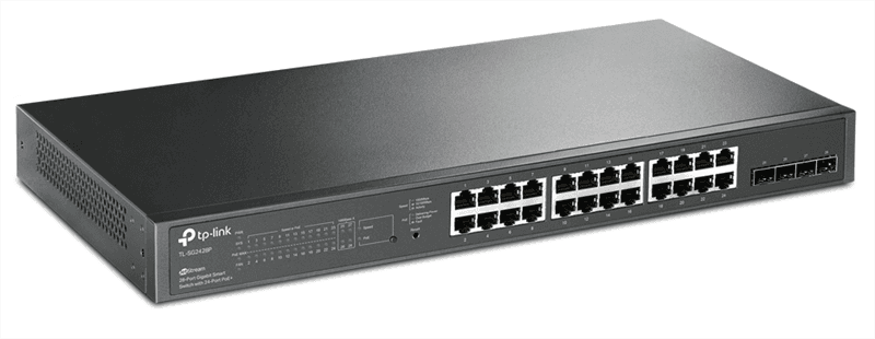 коммутатор TP-Link SG2428P, Omada™ 28-Port Gigabit Smart Switch with 24-Port PoE+
