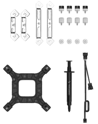 Кулер для процессора DEEPCOOL AK620 DIGITAL SE WH LGA20XX/1700/1200/115X/AM5/AM4 (9шт/кор, TDP 260W, PWM, DUAL Fan 120mm, 6 тепл. трубок, ARGB, белый) RET (R-AK620-WHADMN-GJD) - фото 9