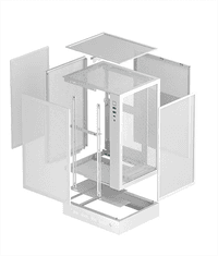 Корпус Deepcool CH170 DIGITAL WH без БП, белый, MINI-ITX (R-CH170-WHNPI0D-G-1) - фото 2