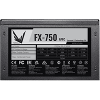 Блок питания Formula V Line FX-750, 750W, APFC, 80+, 12cm Fan - фото 2