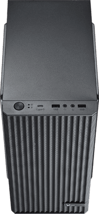 корпус Formula V Line Air Mesh G1 Black, MATX, Type-C*1, USB2.0*2, REAR 1x80mm (незначительное повреждение коробки) - фото 3