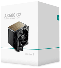 Кулер для процессора DEEPCOOL AK500 G2 LGA1851/1700/1200/115X/AM5/AM4 (9шт/кор, TDP 240W, PWM, Fan 120мм, 5 тепл. трубок, Copper Base, Wood-grain top cover, черный) RET (R-AK500G2-BKNNMN-GJD) - фото 9