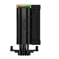 Кулер для процессора DEEPCOOL AK400 DIGITAL LGA1700/1200/115X/AM5/AM4 (18шт/кор, TDP 220W, PWM, Fan 120mm, 4 тепл. трубки, черный) RET (R-AK400-BKADMN-G) - фото 9