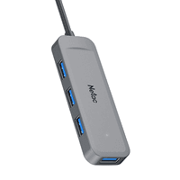 USB-концентратор Netac USB Hub WF11, USB-A to USB3.0*4 (repl. NT08WF11-30GR) (незначительное повреждение коробки) - фото 10