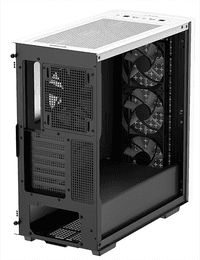 корпус Deepcool CK560 WH без БП, боковое окно (закаленное стекло), 3xARGB LED 120мм вентилятора спереди и 1x140мм вентилятор сзади, белый, ATX (R-CK560-WHAAE4-G-1) - фото 2