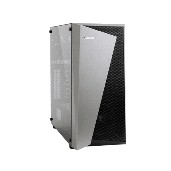 Корпус ZALMAN S4 Plus, ATX, BLACK, WINDOW, 2x3.5", 1x2.5", 2xUSB2.0, 1xUSB3.0, FRONT 2x120mm RGB, REAR 1x120mm RGB (некомплект - отсутствует вентилятор)