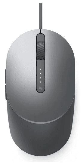 Мышь Dell Mouse MS3220 Wired; Laser; USB 2.0; 3200 dpi; 5 butt; Titan Gray