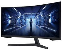 Монитор Samsung 34" Odyssey G5 C34G55TWWI VA curved 21:9 3440x1440x165Hz 1ms 2500:1 250cd 178/178 HDMI DP HDR FreeSync Premium VESA Black 2 years (незначительное повреждение коробки) - фото 6