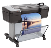 Широкоформатный принтер HP DesignJet Z9+ PS (24",9 colors, pigment ink, 2400x1200dpi,128 Gb(virtual),500 Gb HDD, GigEth/host USB type-A,stand,single sheet and roll feed,autocuttePS) - фото 3