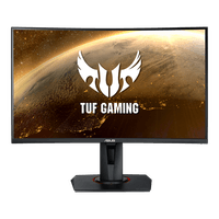 Монитор ASUS 27" TUF Gaming VG27WQ VA Curved 2560X1440 1ms (MPRT) 400cd HDR400 165Hz HDMI DP MM Swivel HAS Black - фото 1