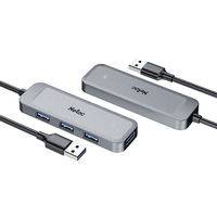 USB-концентратор Netac USB Hub WF11, USB-A to USB3.0*4 (repl. NT08WF11-30GR) (незначительное повреждение коробки) - фото 5