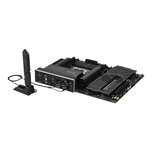 Материнская плата ASUS PROART Z890-CREATOR WIFI, LGA1851, Z890, 4*DDR5, 4*SATA, 5*M.2, 6*USB 3.2, 1*USB 2.0, Type-C, 3*PCIx16, DP+HDMI, ATX; 90MB1JD0-M0EAY0
