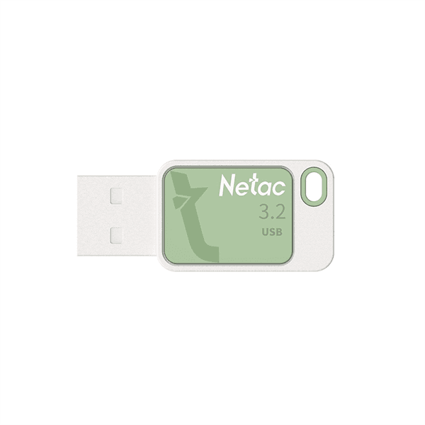 Netac USB-накопитель UA31 128GB USB 3.2 зеленый/белый