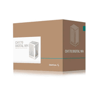 Корпус Deepcool CH170 DIGITAL WH без БП, белый, MINI-ITX (R-CH170-WHNPI0D-G-1) - фото 3