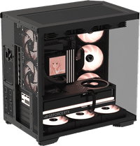 корпус Formula V Line Crystal Z7 PA Black, ATX, TYPE-C*1, USB3.0*1, Front+Side Glass, SIDE 3x PERFORMANCE ARGB, REAR 2x PERFORMANCE ARGB - фото 3