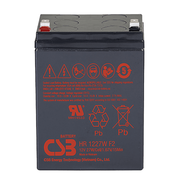 АКБ CSB Аккумуляторная батарея для ИБП (12V/7.5Ah)