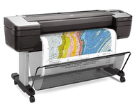 Широкоформатный принтер HP DesignJet T1700 PS (44",2400x1200dpi, 26spp(A1), 128Gb(virtual), HDD500Gb, host USB type-A/GigEth,stand,sheet feed,1 rollfeed,autocutteTouchScreen, 6 cartridges/3 heads) - фото 3