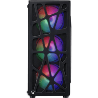 корпус Formula V Line MANA BLACK, ATX, TYPE-C*1, USB2.0*1, USB3.0*1, FRONT 3x120mm FRGB, REAR 1x120mm FRGB - фото 2