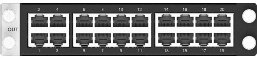 Карта выхода Novastar H_20xRJ45 sending card