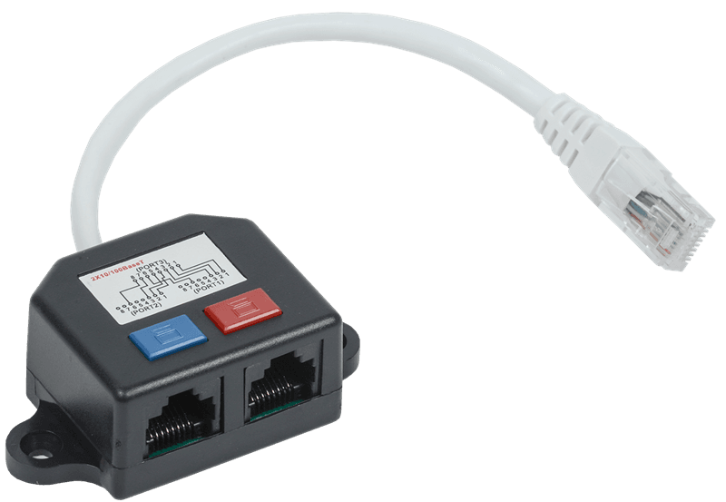  ITK Разветвитель (Y-адаптер) кат. 5Е 2xRJ45-1хRJ45