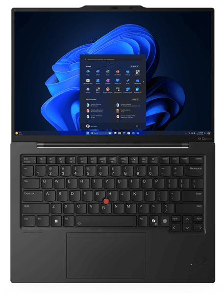 Ноутбук ThinkPad X1 Carbon G13 14" Aura Edition WUXGA(1920x1200)IPS 500N, Ultra 7 265U, 16GB Soldered LPDDR5x, 1TB SSD M.2,  Int Graphics, WiFi6E, BT, TPM2, FPR, IR Cam,Kb Ru/Eng, 57Wh, 65W USB-C, Win 11 ProE