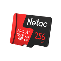 Флеш Карта MicroSD card Netac P500 Extreme Pro 256Gb, retail version w/SD adapter - фото 8