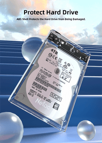 Внешний корпус для диска HDD/SSD Netac WH11 2.5 SATA to USB3.0 External HDD/SSD Case, Slide Transparent Cover, with USB3.0 C to C cable (незначительное повреждение коробки) - фото 7