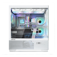 корпус ZALMAN CHRONIX, ATX, WHITE, WINDOW, 1xCombo (3.5’’ or 2.5’’), 1x3.5’’HDD, 2x2.5’’SSD, 1xUSB2.0, 1xUSB3.0, 1xUSB Type-C, SIDE 2x120mm ARGB, REAR 1x120mm ARGB - фото 6
