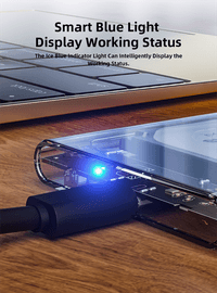 Внешний корпус для диска HDD/SSD Netac WH11 2.5 SATA to USB3.0 External HDD/SSD Case, Slide Transparent Cover, with USB3.0 C to C cable (незначительное повреждение коробки) - фото 11