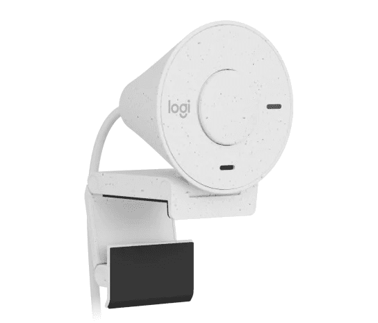 Веб-камера Logitech Webcam Brio 300, 1920x1080, Off-White, защитная шторка, USB-C, [960-001442]