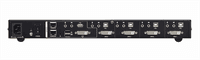Переключатель KVM 4 портовый ATEN 4-Port USB DVI Multi-View KVMP Switch - фото 2