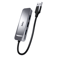 USB-концентратор Netac USB Hub WF11, USB-A to USB3.0*4 (repl. NT08WF11-30GR) (незначительное повреждение коробки) - фото 2