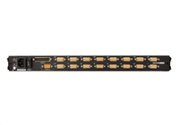 КВМ консоль ATEN 16-Port PS/2-USB VGA Single Rail 17.3" 1920 x 1080 @ 60 Hz LCD KVM Switch - фото 2
