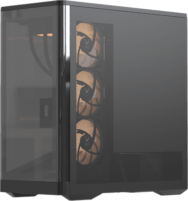 корпус Formula V Line Crystal U9 PA Black, ATX, TYPE-C*1, USB3.0*2, Curved Glass, SIDE 3x PERFORMANCE ARGB, REAR 1x PERFORMANCE ARGB