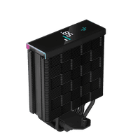 Кулер для процессора DEEPCOOL AK400 DIGITAL LGA1700/1200/115X/AM5/AM4 (18шт/кор, TDP 220W, PWM, Fan 120mm, 4 тепл. трубки, черный) RET (R-AK400-BKADMN-G) - фото 6