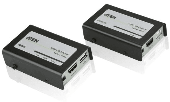 Удлинитель Aten ProAV green: HDMI/USB 2xCat 5 Удлинитель (1080p@40 м)