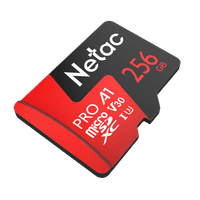 Флеш Карта MicroSD card Netac P500 Extreme Pro 256Gb, retail version w/SD adapter - фото 3