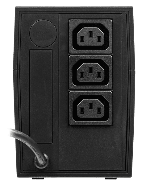 Источник бесперебойного питания Powercom Raptor, Line-Interactive, 600VA/360W, Tower, 3*IEC320-C13 (792801)