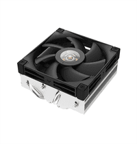 Cooler Deepcool AN400 LGA1700/1200/115X/AM5/AM4 низкопрофильный 52,5 mm TDP 150W, PWM, Fan 120mm, 4 тепл. трубок - фото 2