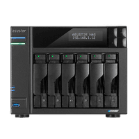 сетевое хранилище ASUSTOR AS6706T 6-Bay NAS/Media player/Intel Celeron N5105 2.0GHz up to 2.9GHz, 8GB SO-DIMM DDR4, noHDD(HDD,SSD),2xUSB3.2,HDMI - фото 1