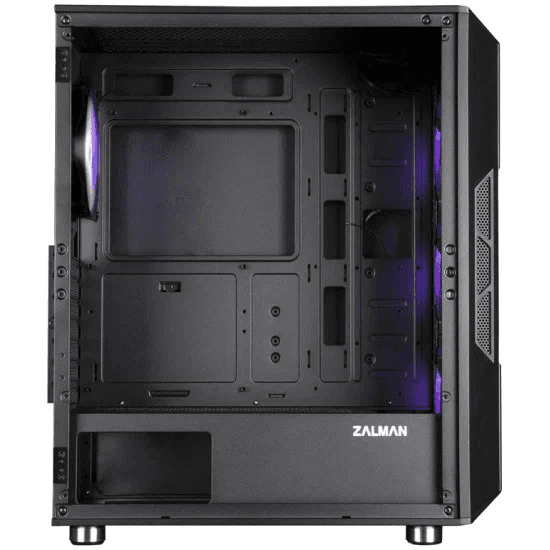 корпус ZALMAN I3 NEO BLACK, ATX, BLACK, FRONT MESH, WINDOW, 2x3.5", 3x2.5", 1xUSB2.0, 2xUSB3.0, FRONT 3x120mm FRGB, REAR 1x120mm FRGB