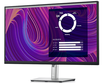 Монитор Dell 27"    P2723D  S/BK ( IPS; 16:9; 350cd/m2; 1000:1; 8ms; 2560x1440x60Hz; DP; HDMI; 4xUSB; Tilt; HAS; Pivot)
