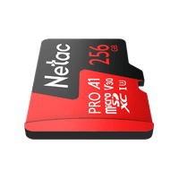 Флеш Карта MicroSD card Netac P500 Extreme Pro 256Gb, retail version w/SD adapter - фото 7