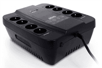 Источник бесперебойного питания Powercom Back-UPS SPIDER, OffLine, 650VA/390W, Tower, 8xSchuko outlets (4 surge & 4 batt) (332714) (незначительное повреждение коробки) - фото 2